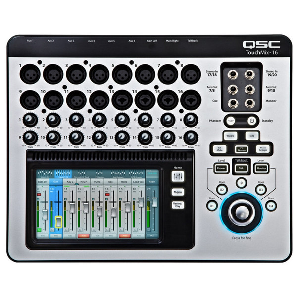 QSC TOUCHMIX 16 Compact Digital Touchscreen Mixer with Pitch