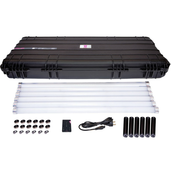 APE LABS NEON TOURBOX (6) IP65 Wireless LED Tubes, Remote, Stands in ...