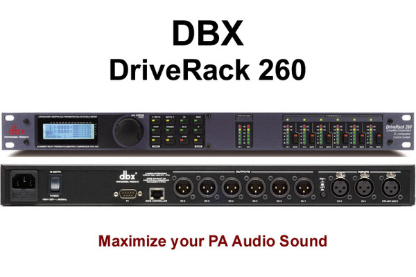 【土日限定値引】dbx Dack 260 ダイナミックプロセッサー 土日限定値引】dbx DriveRack 260 ダイナミックプロセッサー