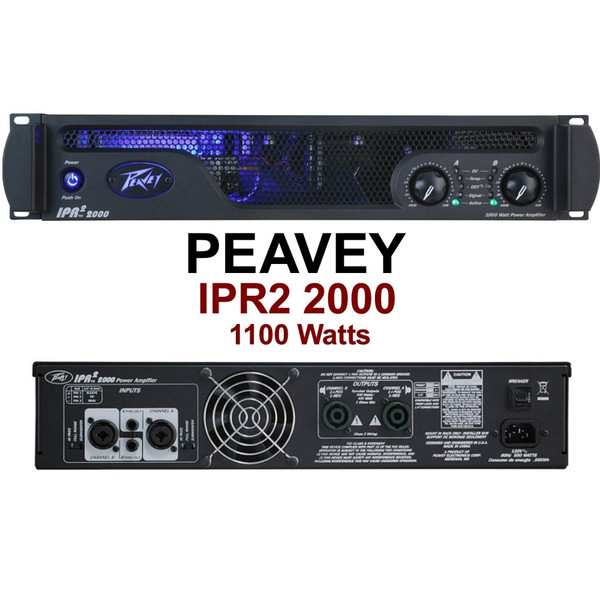 PEAVEY IPR2 2000 Lightweight Quality Rackmount Amplifier LightingelStore