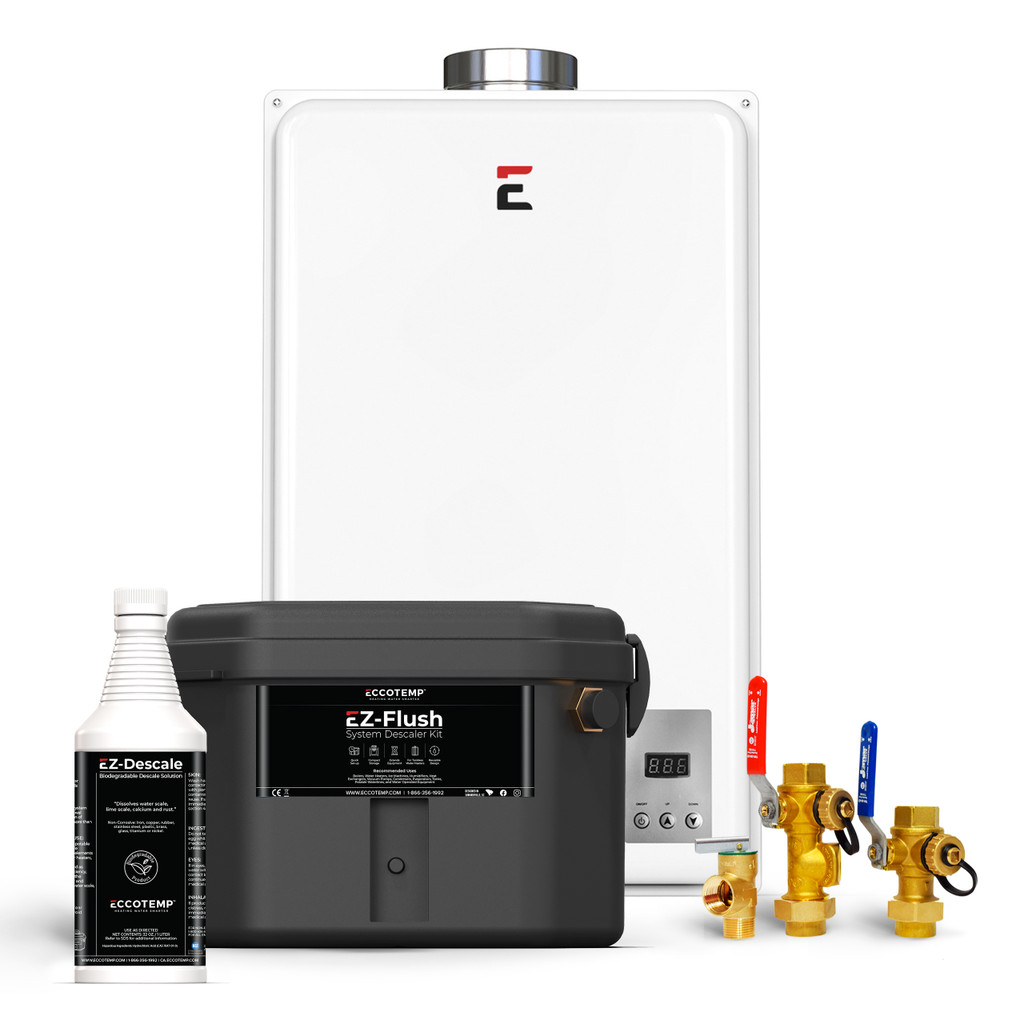 Eccotemp 45HI Indoor Liquid Propane Tankless Water Heater Service Kit Bundle