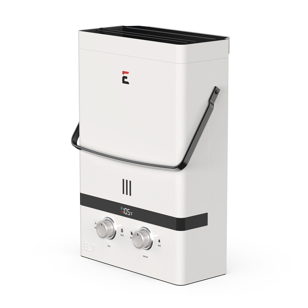 Eccotemp Luxé 1.85 GPM 52K BTU Outdoor Portable Tankless Water Heater with LED Display