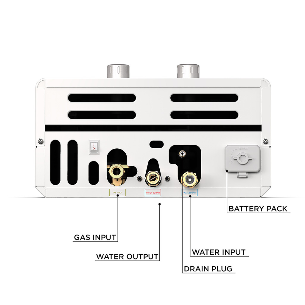 Luxe 3.0 GPM Portable Outdoor Tankless Water Heater