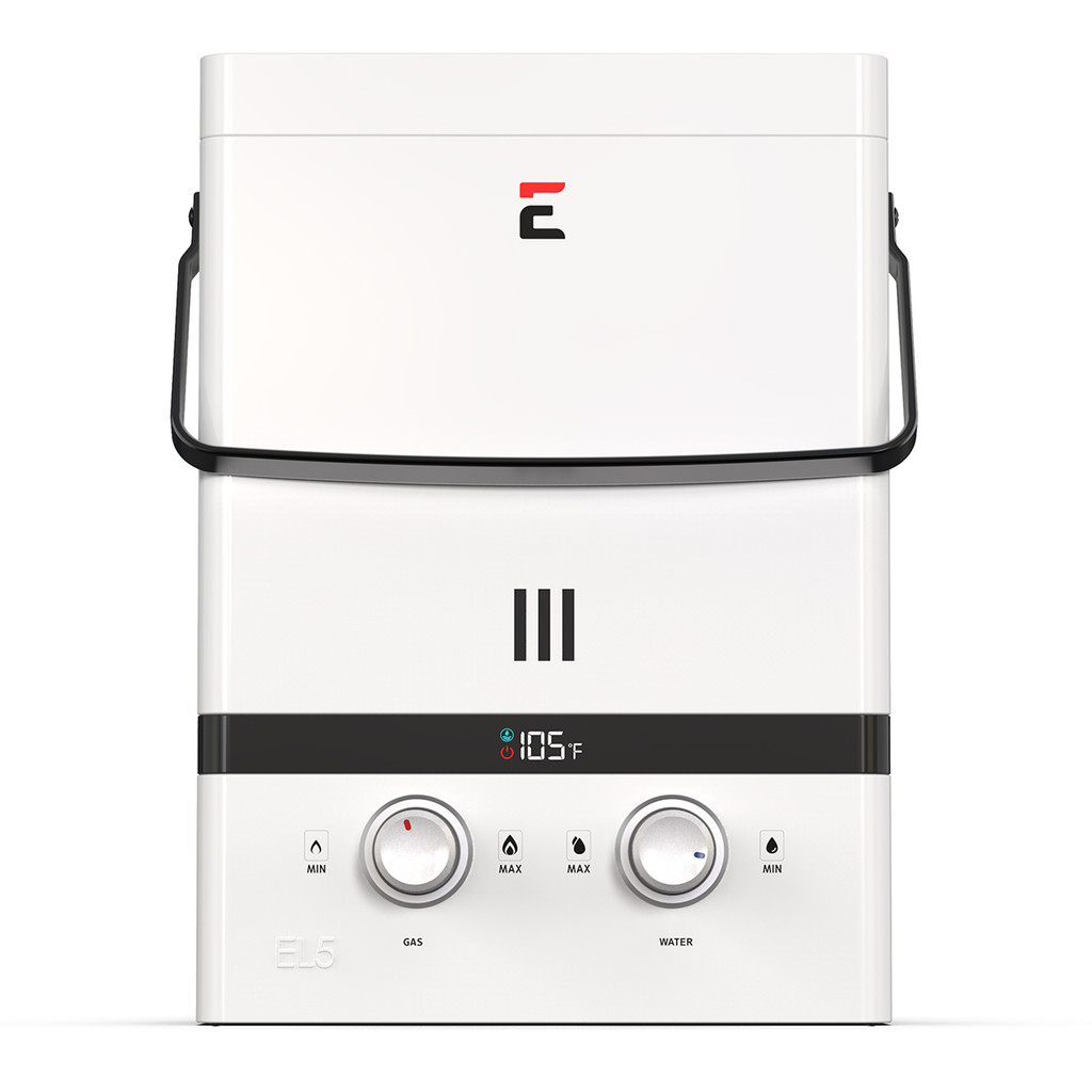 Scratch and Dent Eccotemp Luxe 1.5 GPM 37.5K BTU Outdoor Portable Tankless Water Heater with LED Display