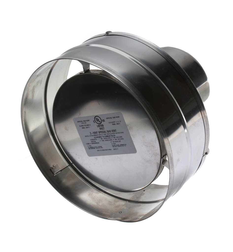 4" Stainless Steel Extreme Weather Rain Cap