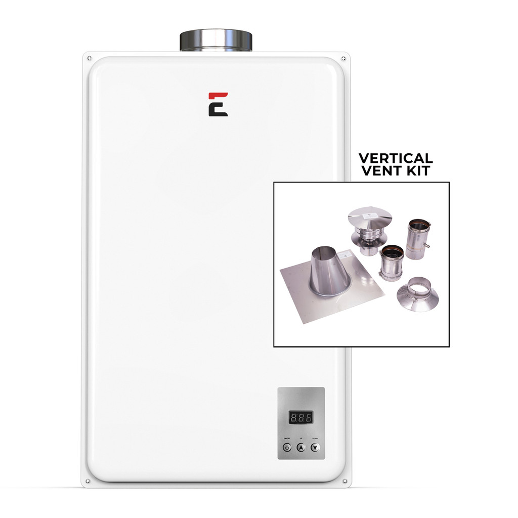 Eccotemp 45HI Indoor 6.8 GPM Liquid Propane Tankless Water Heater Vertical Bundle