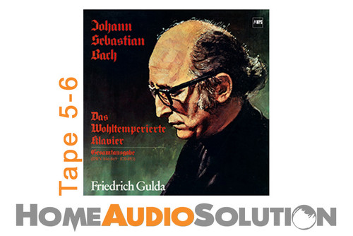 Horch House J.S.Bach/Friedrich Gulda - Das Wohltemperierte Klavier - Tape 5+6 Master tape Horch House J.S.Bach/Friedrich Gulda - Das Wohltemperierte Klavier - Tape 5+6 Master tape