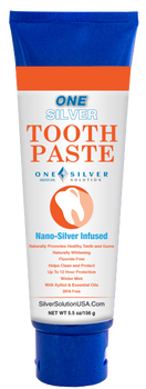 Silver Toothpaste. 5.5 oz. 20 ppm.  The Natural Toothpaste 