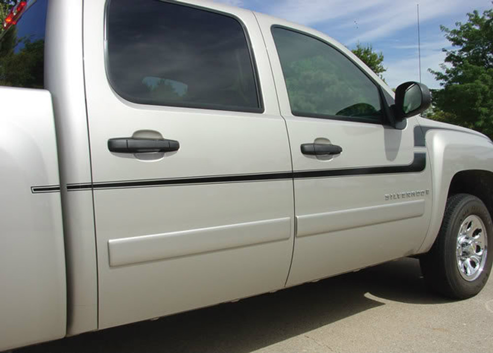 2006-2013 Chevy Silverado Flex Graphic Kit Diagonal View