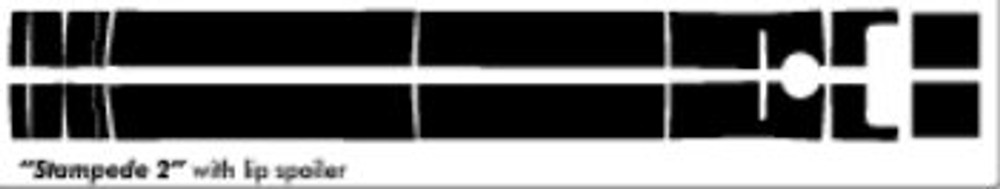 Stampede 2 with lip spoiler diagram
