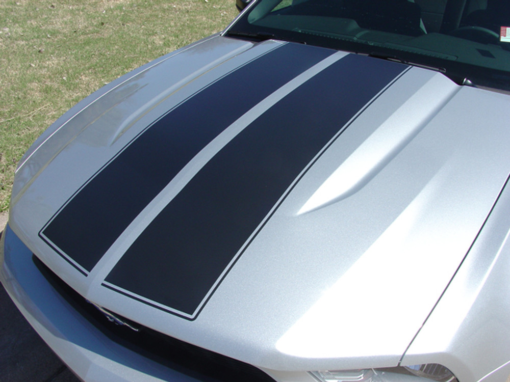 2010-2012 Ford Mustang Wildstang Racing Stripes Graphic Kit