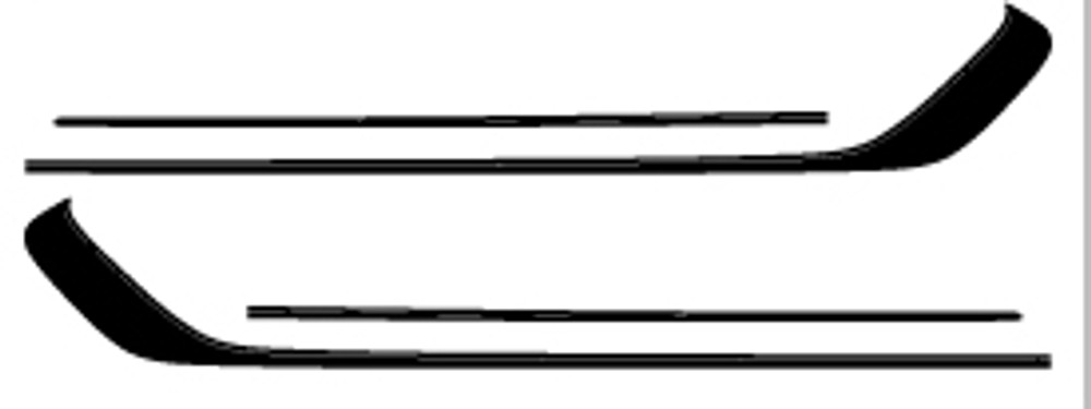 13-15 Ford Escape Runaround Graphic Kit Diagram(Left & Right Side)