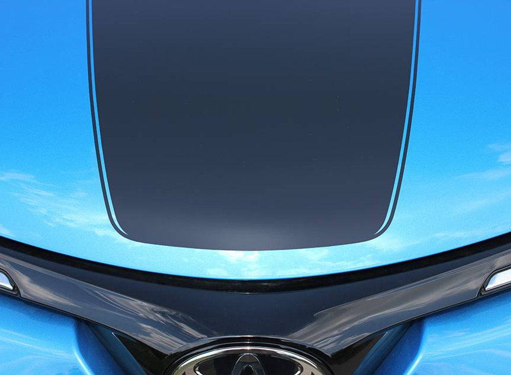 Stripeman.com - Toyota Rav 4 Ravage Hood Graphic Close-up