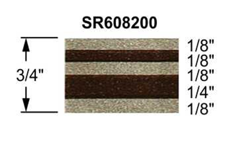 stripeman.com 3/4" Truck Stripes Paint Break Arizona Beige Metallic & Brown Metallic Configuration