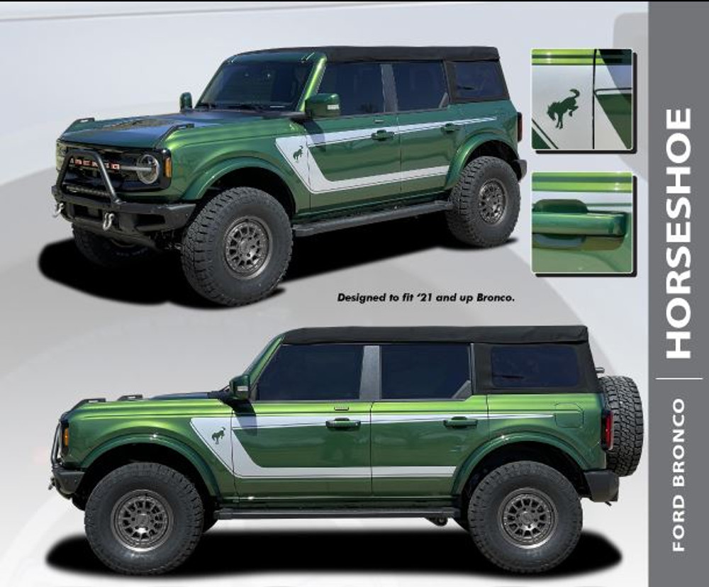 Stripeman.com Ford Bronco Horseshoe Graphic Kit