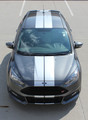 Stripeman.com - Ford Focus Target Rally Stripe Kit Top View