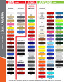 stripeman.com Jeep Grand Cherokee Trail Hood Graphic Kit Color Chart Page 1