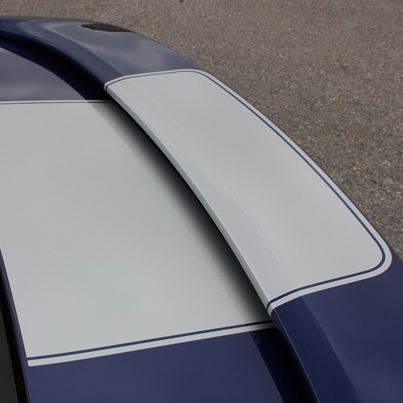 Ford Fusion Racing Stripe Spoiler Detail - Stripeman.com