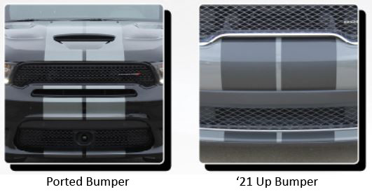 2014-2025 Dodge Durango Rally Stripe Graphic Kit