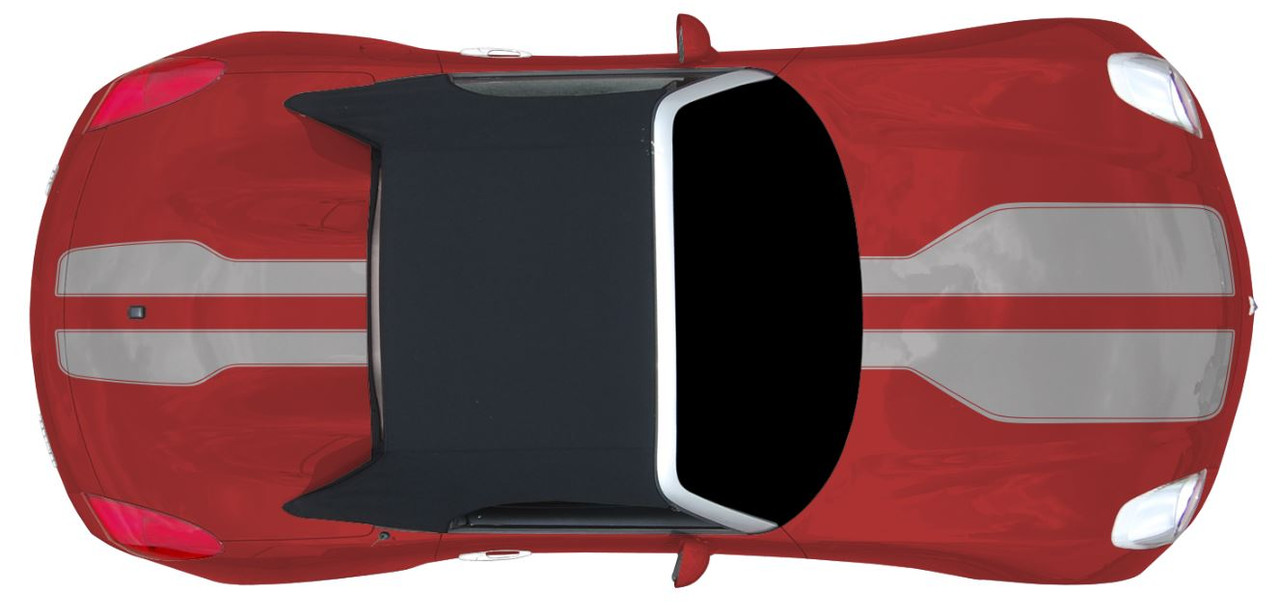 Stripeman.com Pontiac Solstice SCCA style stripe top view