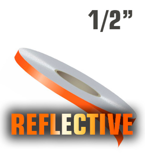 1/2" X 50' Reflective Solid Stripe Roll 