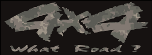 Camouflage Digital Print 4X4 Decal Graphic Set Camouflage Digital Print 4X4 Decal Graphic Set