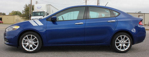 2013-2016 Dodge Dart Darting Double Bar Graphic Kit 2013-2016 Dodge Dart Darting Double Bar Graphic Kit