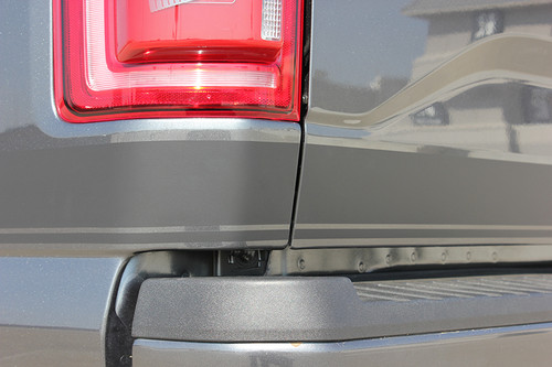 Stripeman.com - Ford F150 Sideline Graphic Kit corner detail