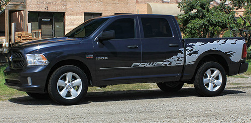Stripeman.com - Dodge Ram Rage Solid Graphic Kit Side View Stripeman.com - Dodge Ram Rage Solid Graphic Kit Side View