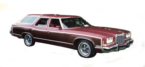 Early GM Dark Walnut Digital Reproduction Wood Grain Vinyl Replacement Kit