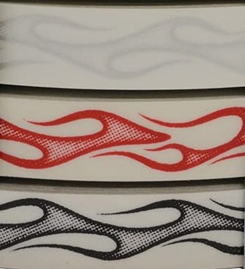 Diablo 1/2" Wide X 150' Printed on Clear Stripe Roll Color Choices Diablo 1/2" Wide X 150' Printed on Clear Stripe Roll Color Choices