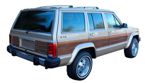 Jeep XJ Woodgrain Kit by Stripeman.com