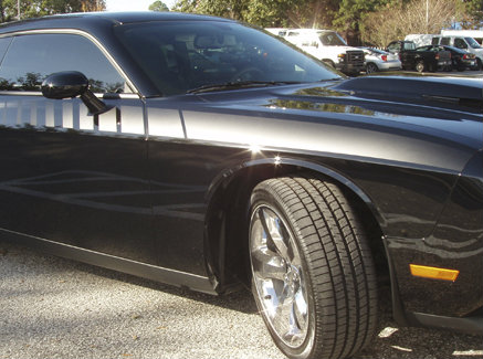 Challenger RT Stripes | Challenger Matte Black Stripes