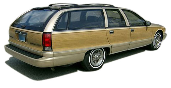 マンゴスチン/Caprice Chevrolet Caprice Wagon Wood Grain Vinyl Wrap | Woody Kit