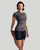 Slate Grey - Women's Pro-Grade Short Sleeve Shoulder Support Shirt
