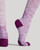 Purple Heather - Easy-On Compression Socks with Infrared | Women's Over the Calf