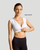 White - Zip Up Shoulder Support Bra