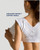 White - Zip Up Shoulder Support Bra