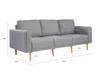 Ashford 3 Seater Sofa - Grey