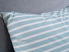 Stripe Blue Cotton Sheet Set - Single