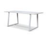 Zander 6 Seater Dining Table - White