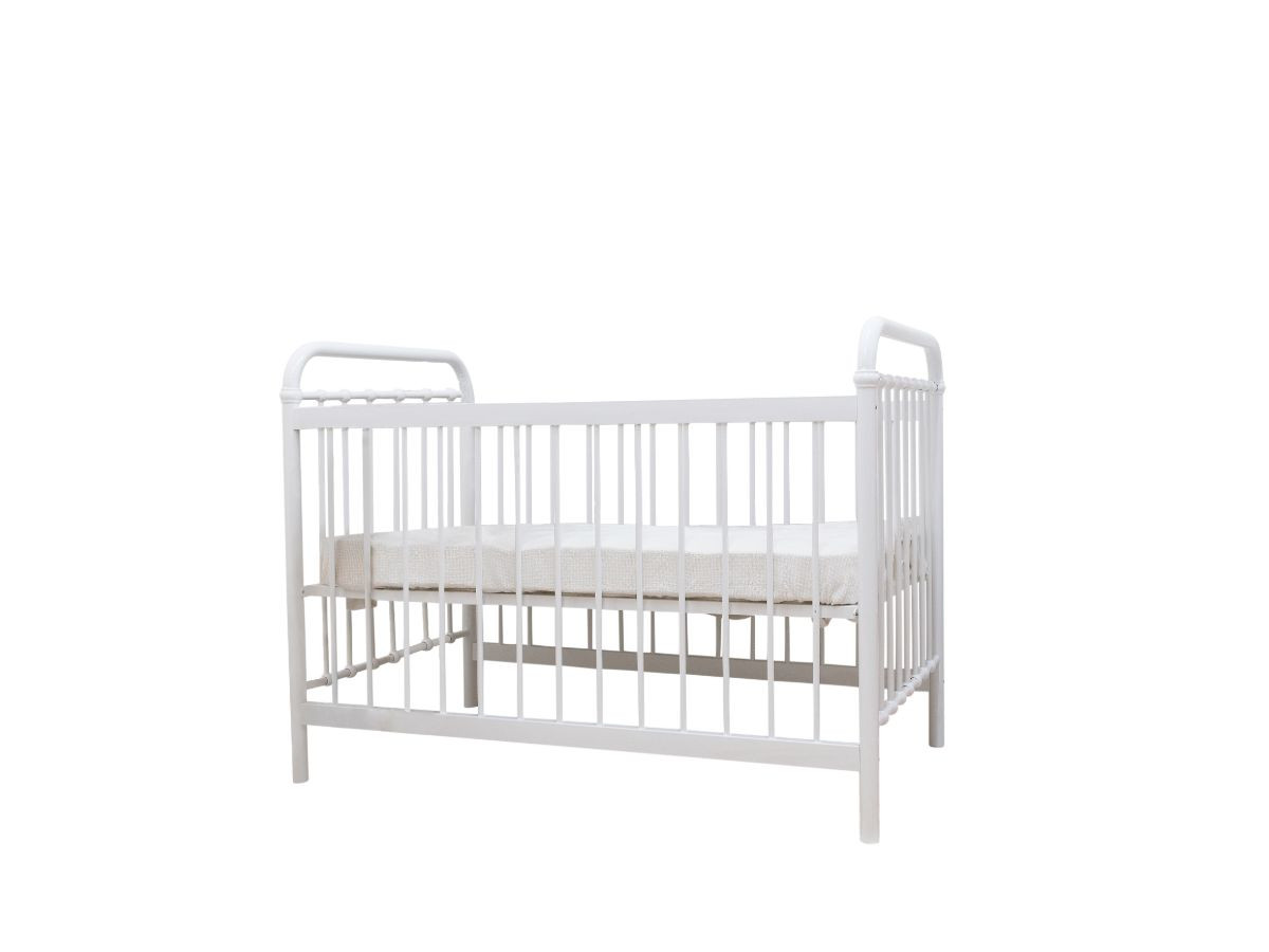 cheap white cot