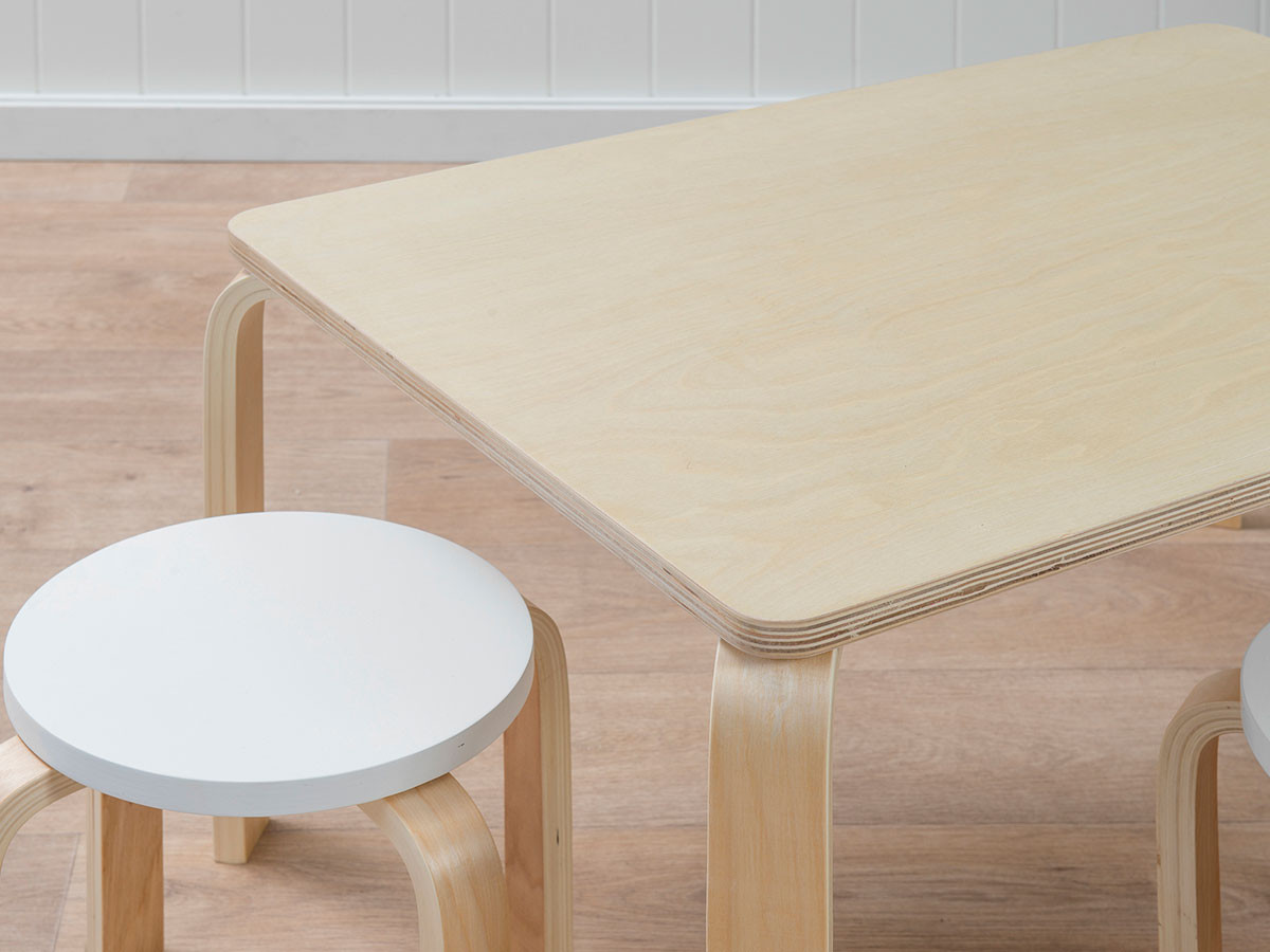 Hudson Kids Stools Set Of 2 White Children S Chairs