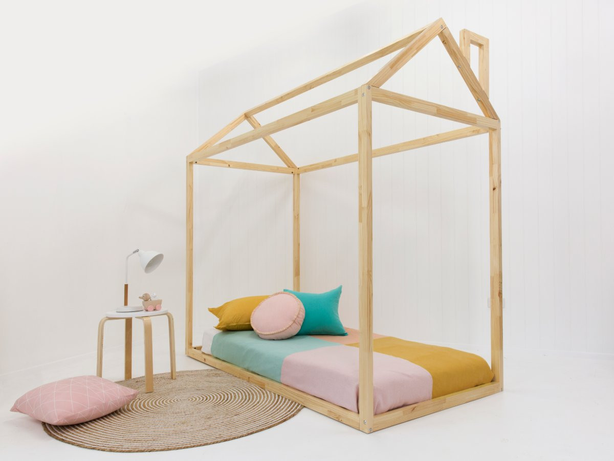 kids single house bed