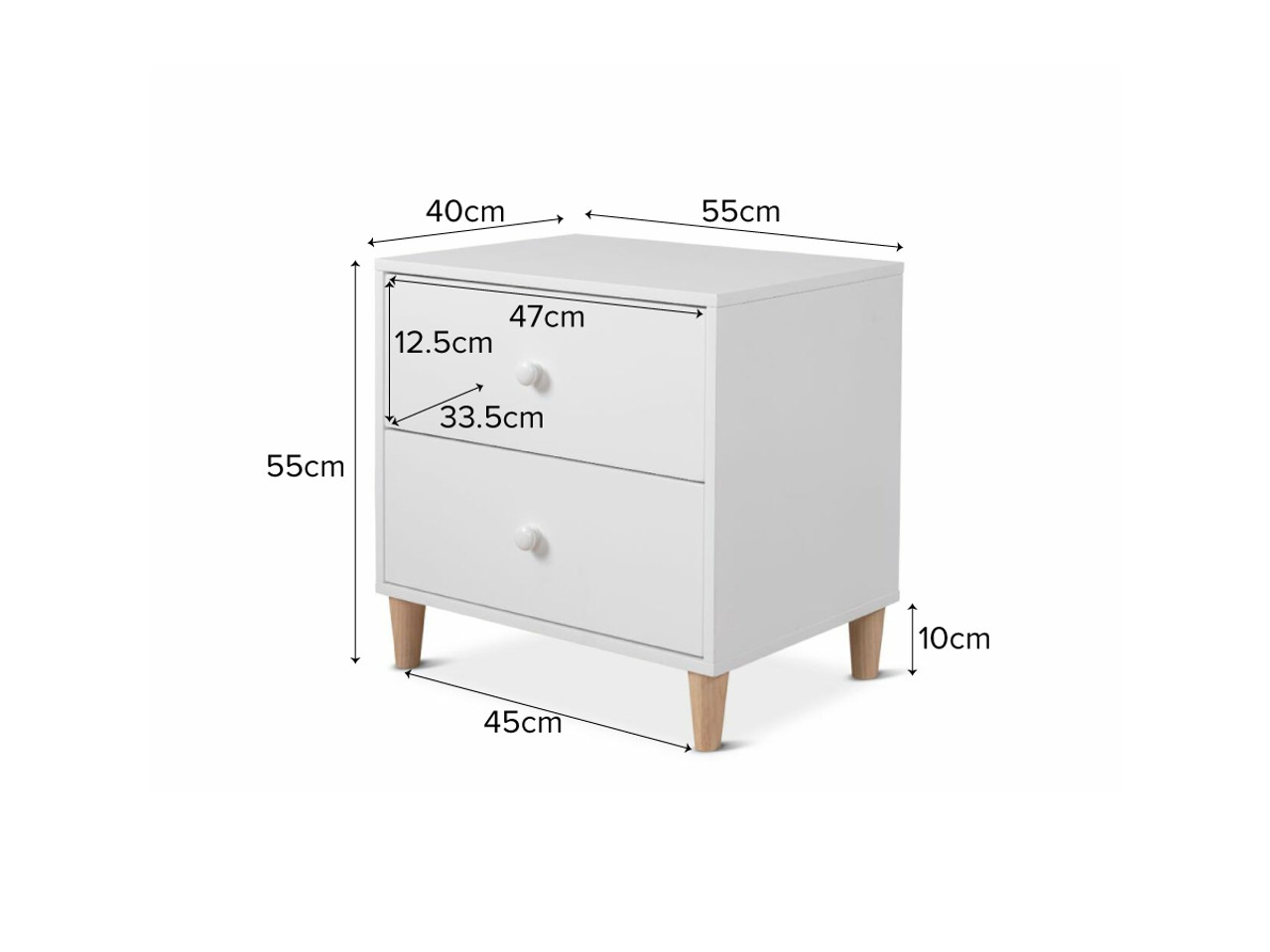 10cm bedside table