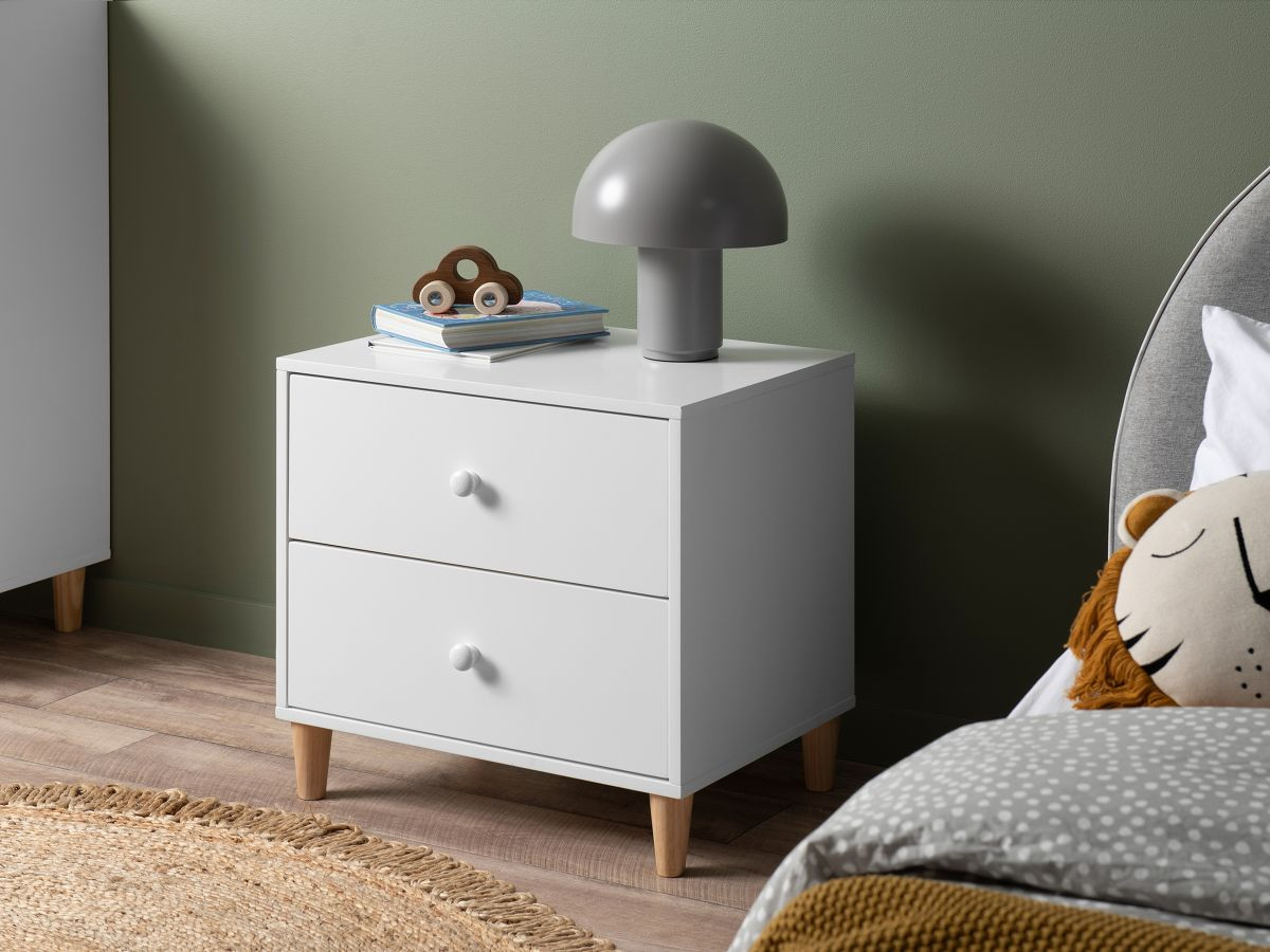 Hobart Bedside Table Bedroom Furniture Mocka AU