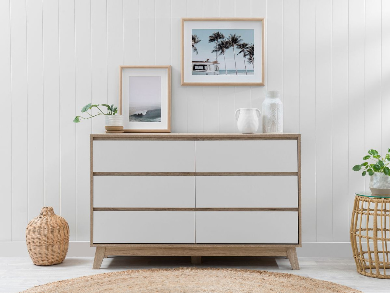 Jesse Six Drawer - Stylish Storage Solutions By Mocka