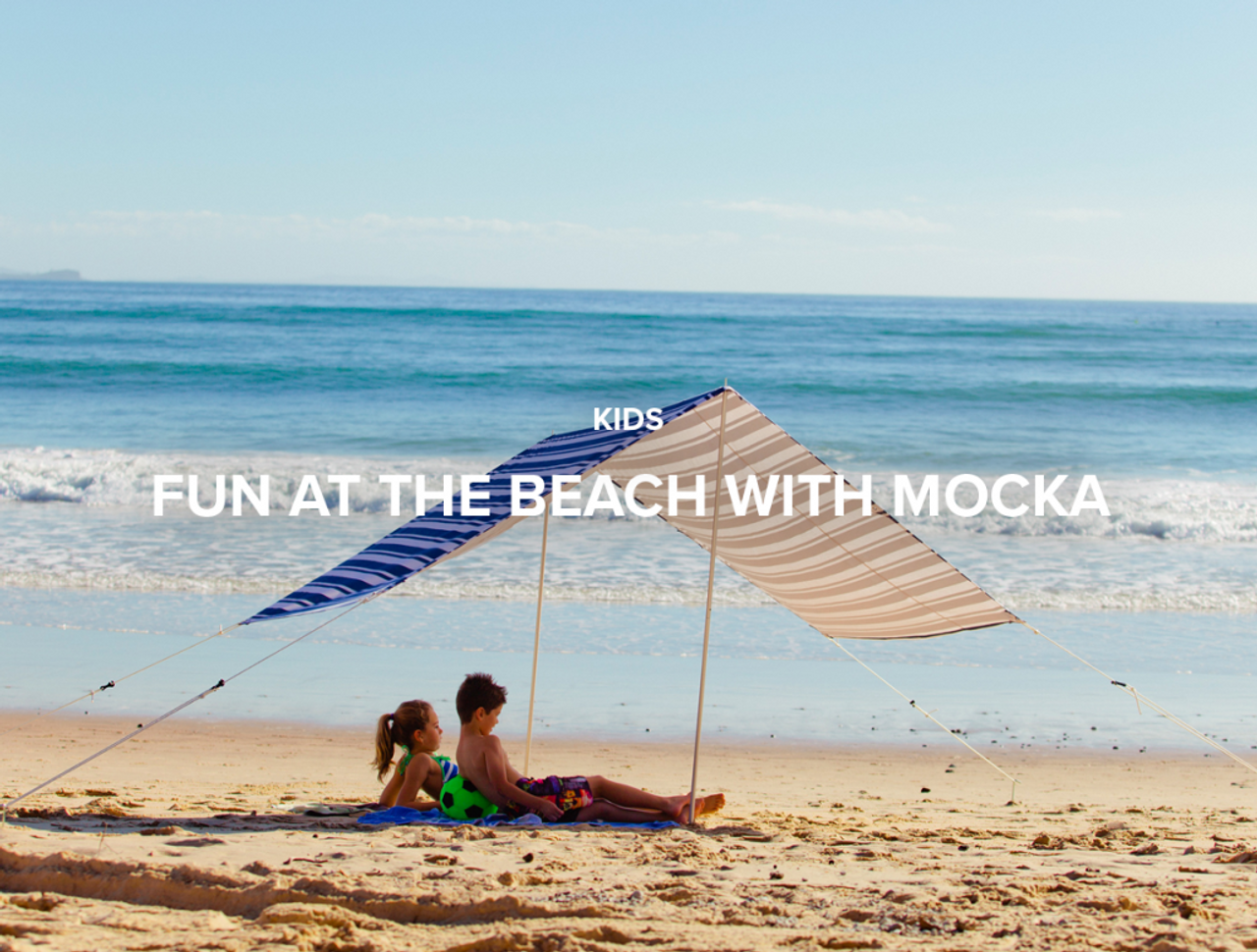 Fun at the Beach with Mocka