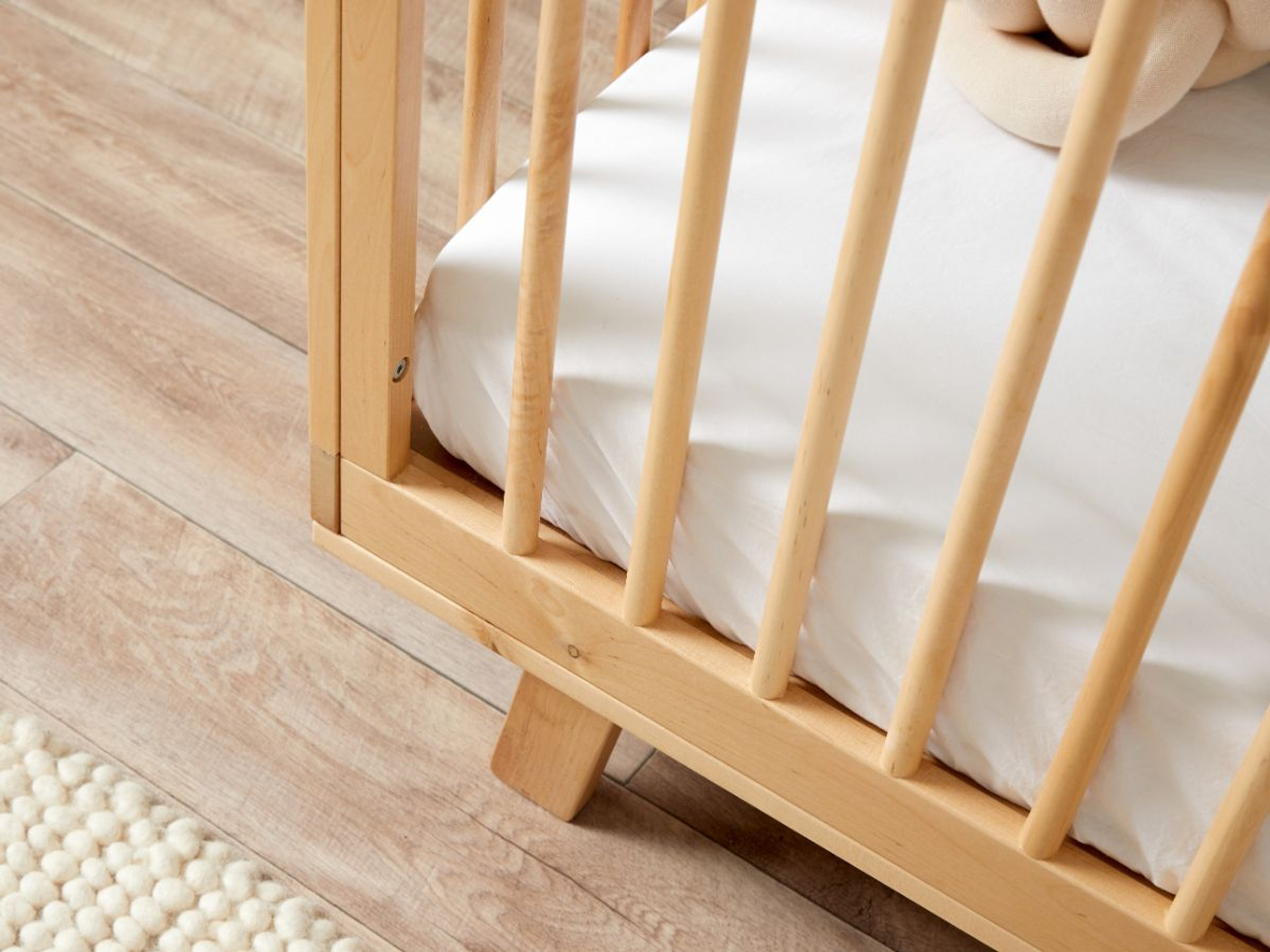 Aspen Classic Cot Natural Birch Shop Affordable Nursery Furniture