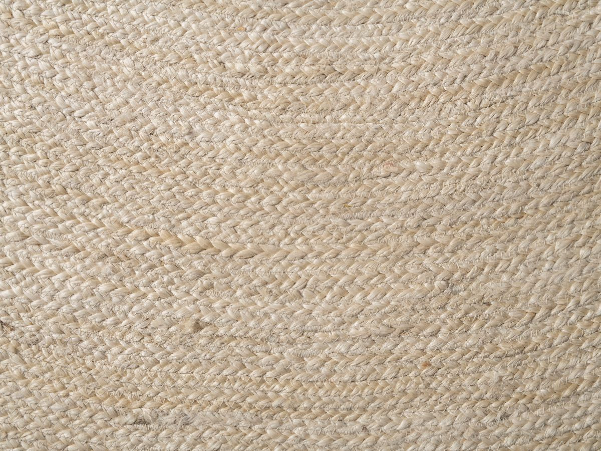 Round White Jute Rug Large Decor Mocka AU